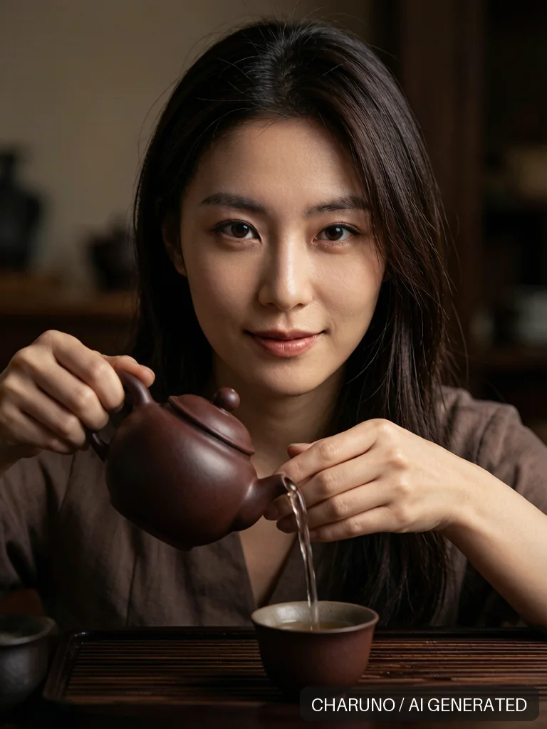 茶艺大师 · 图库，第 5 张生成图片