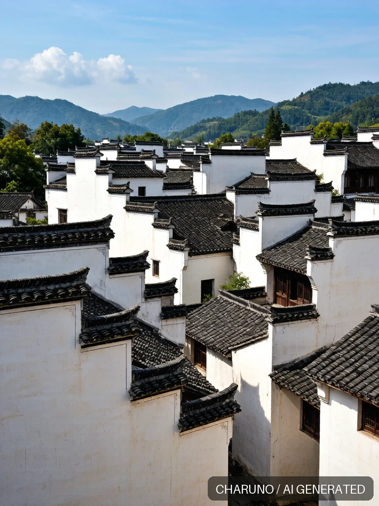 徽派建筑 · 图库，第 5 张生成图片