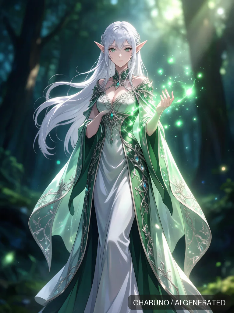 梦幻精灵少女 · 图库，第 3 张生成图片