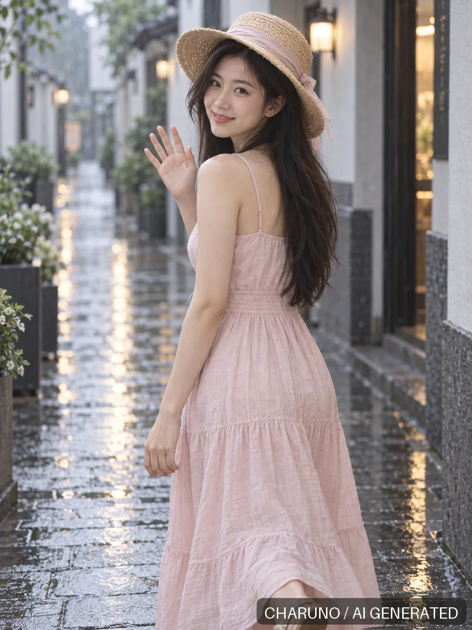 林澄·八种穿搭生活写真·动作修正版，第 8 张生成图片