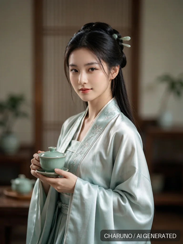 茶艺师 · 图库，第 7 张生成图片