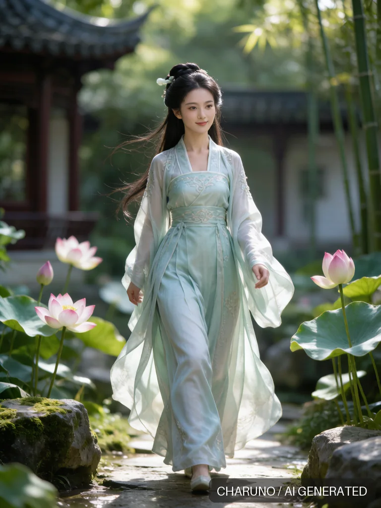 荷花仙姑 · 图库，第 4 张生成图片