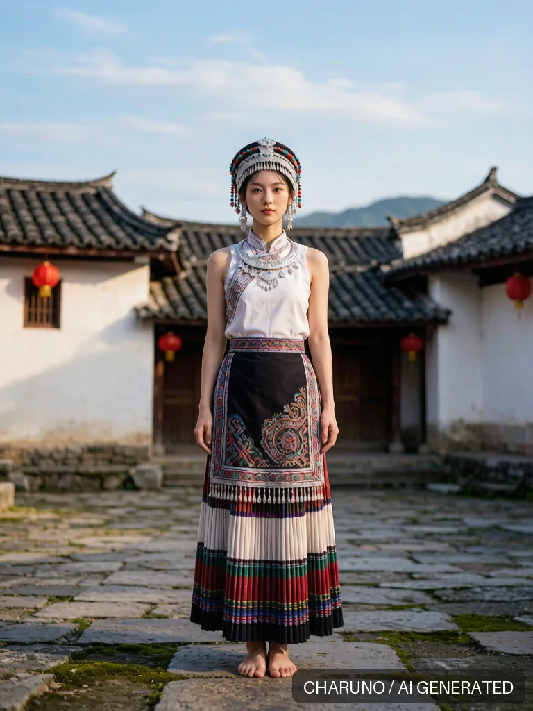 白族服饰 · 图库，第 8 张生成图片