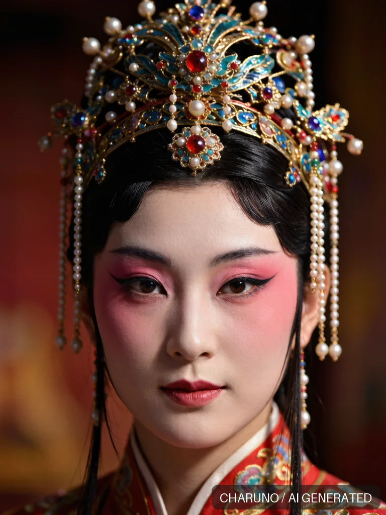 京剧花旦 · 图库，第 5 张生成图片
