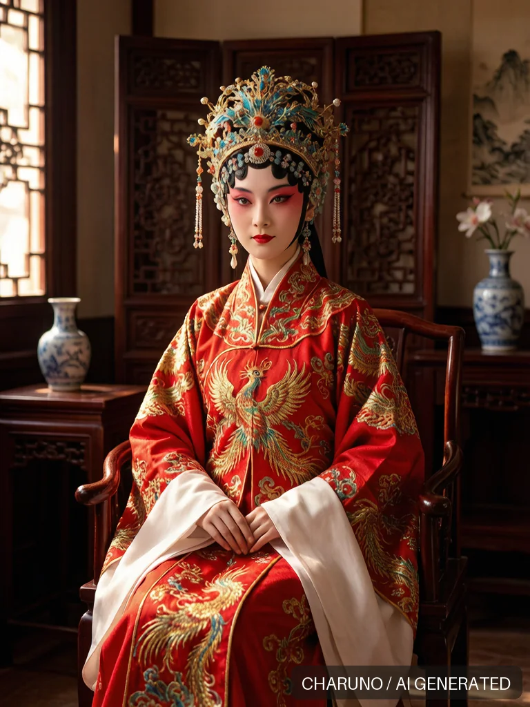 京剧花旦 · 图库，第 3 张生成图片