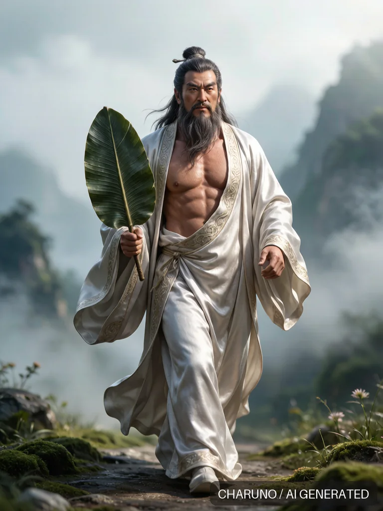 蒲扇钟离 · 图库，第 4 张生成图片