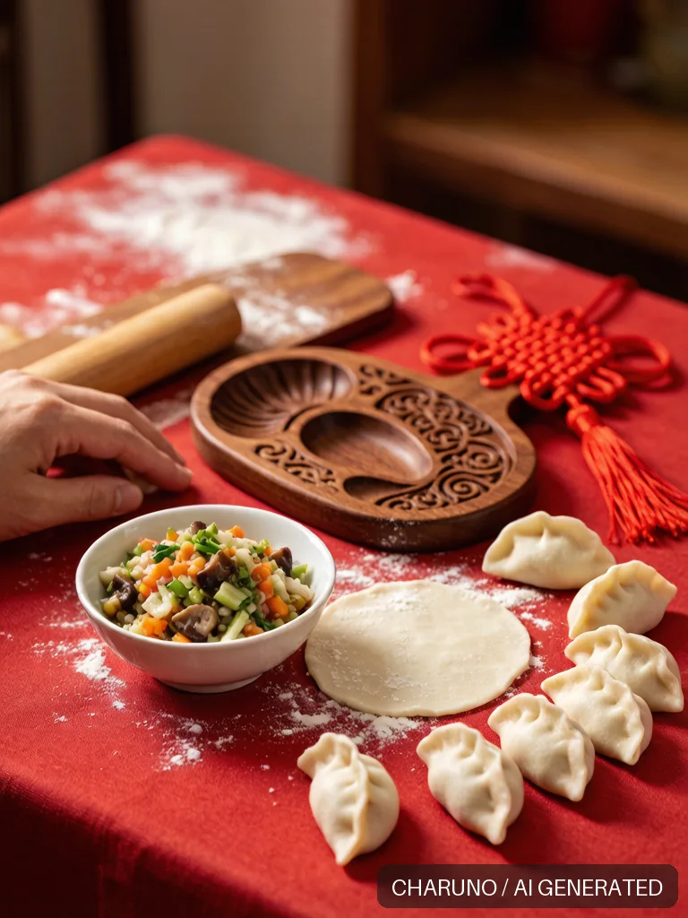 包饺子 · 图库，第 6 张生成图片