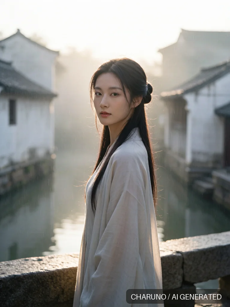 烟雨江南 · 图库，第 6 张生成图片