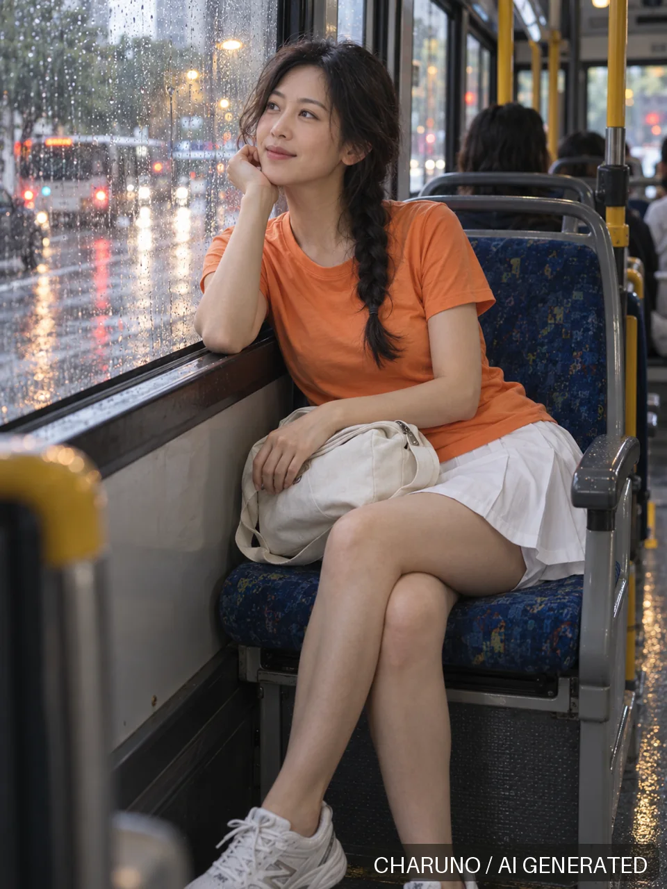 江晴·八种穿搭生活写真·动作修正版，第 5 张生成图片