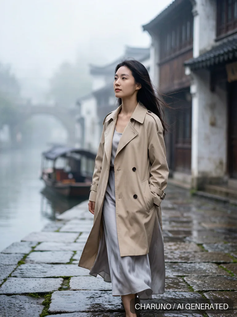 烟雨江南 · 图库，第 4 张生成图片