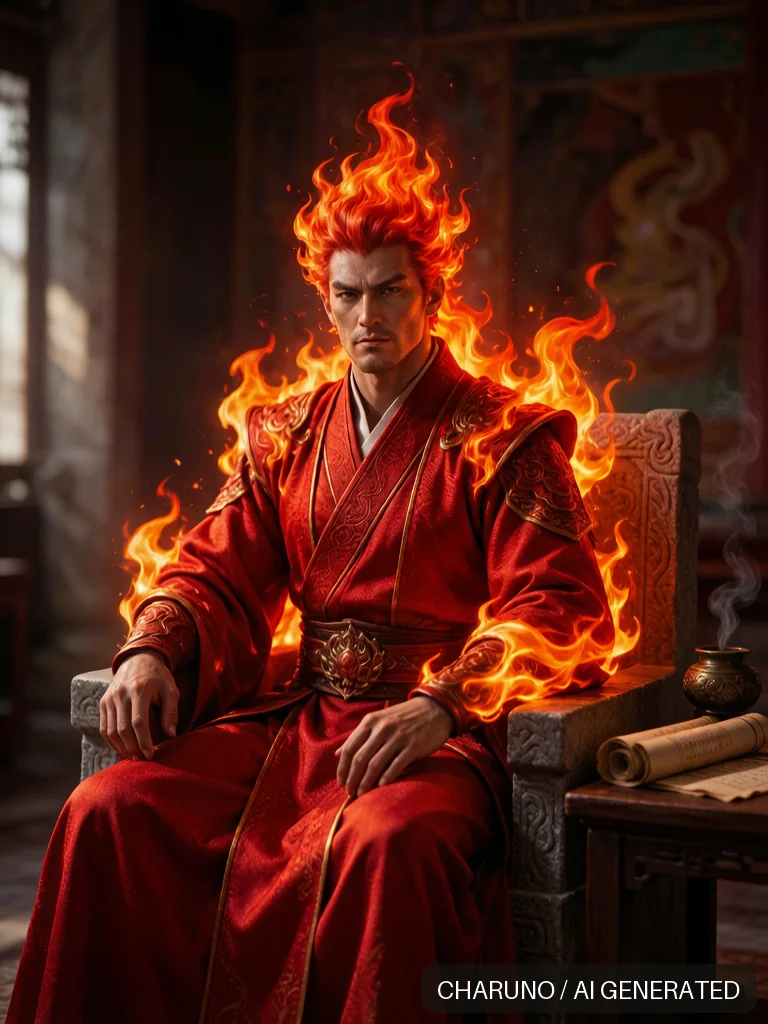 火神祝融 · 图库，第 3 张生成图片
