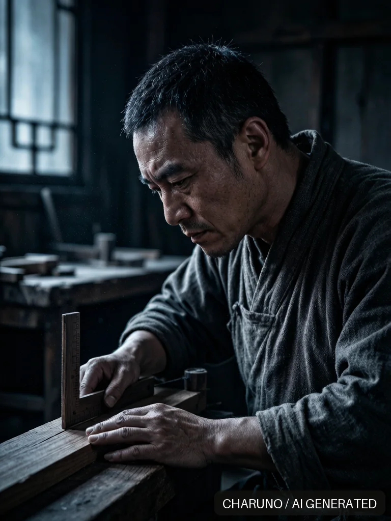 工匠祖师鲁班 · 图库，第 7 张生成图片