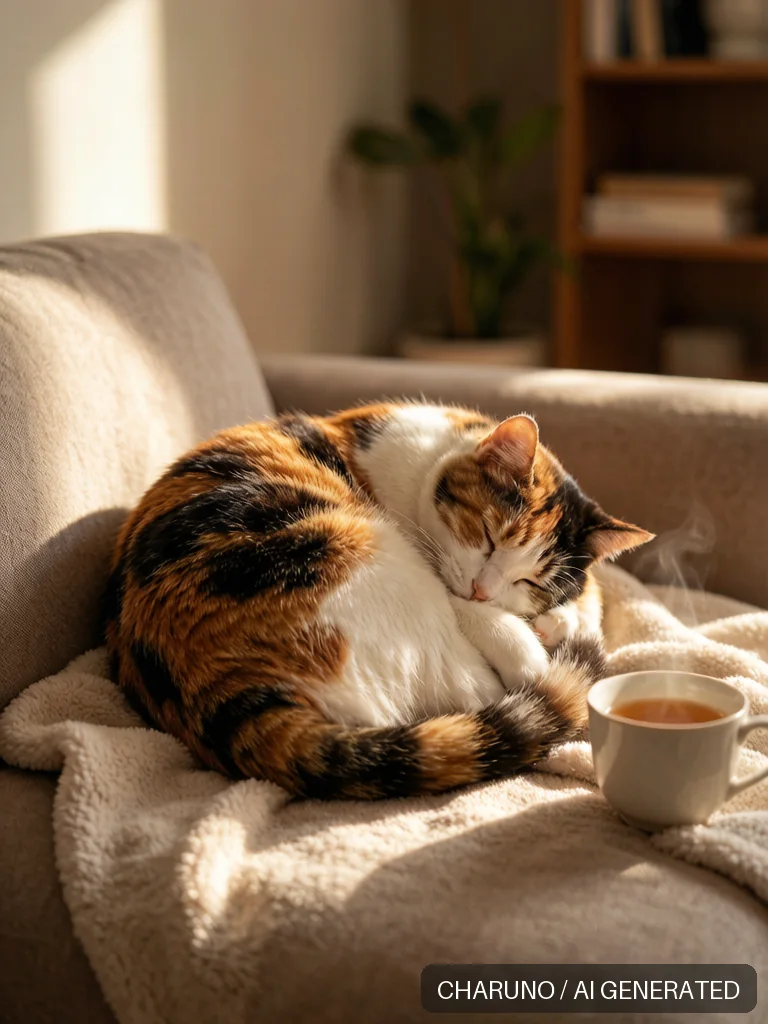 猫咪陪伴日常 · 图库，第 7 张生成图片