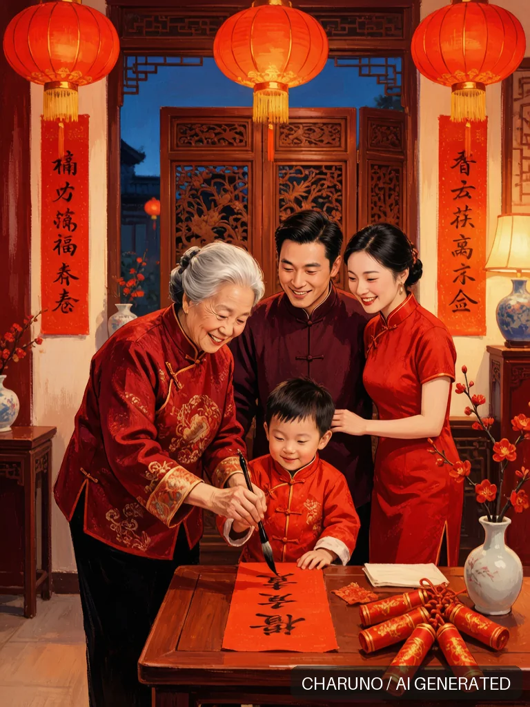 节日春节 · 图库,第 2 张生成图片