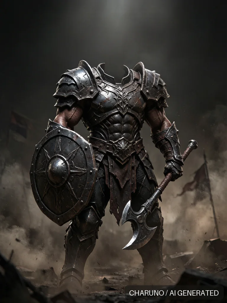 无头战神 · 图库，第 8 张生成图片