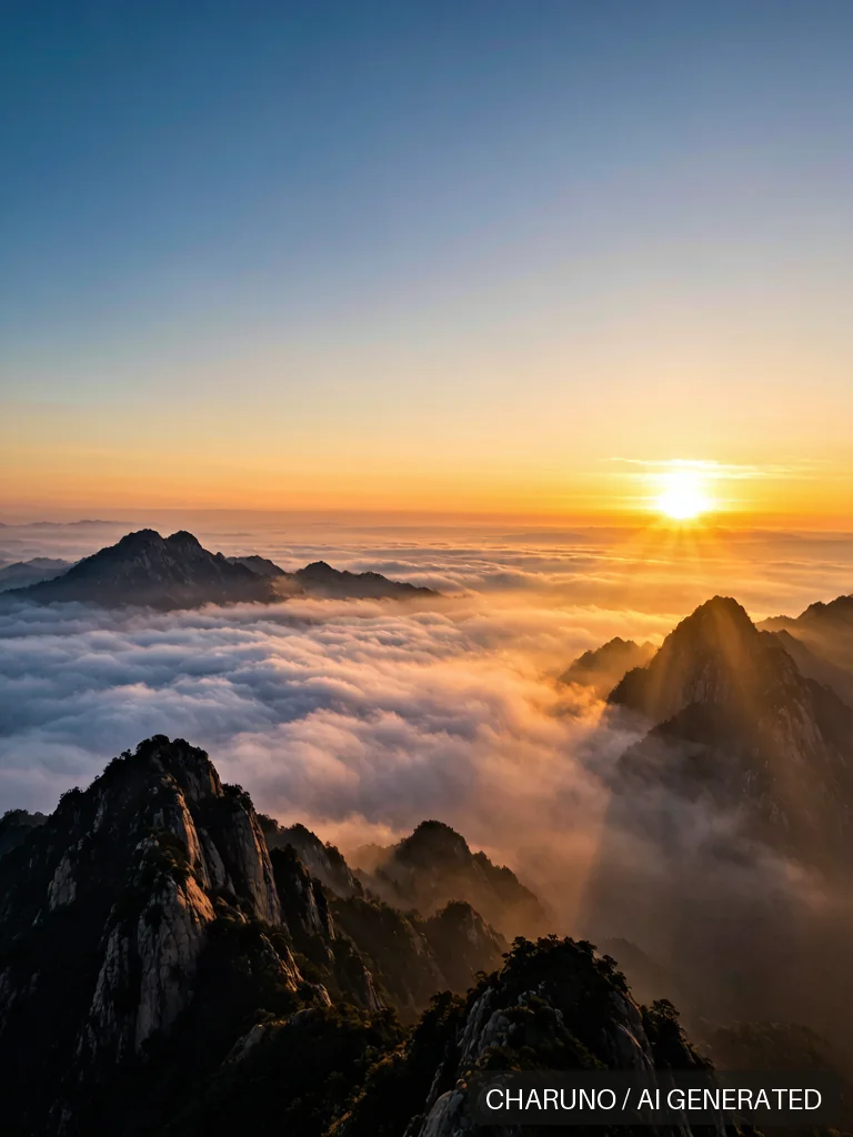 泰山日出 · 图库,第 7 张生成图片
