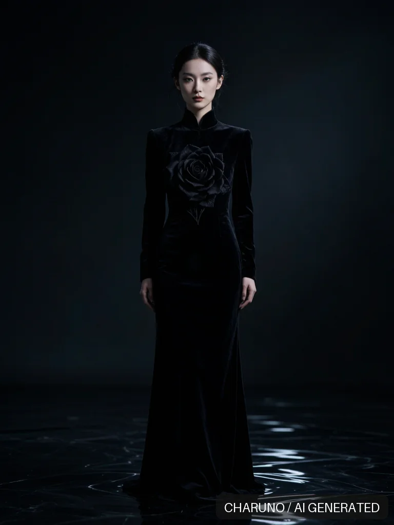 哥特暗黑时装 · 虚构成年女性，第 7 张生成图片