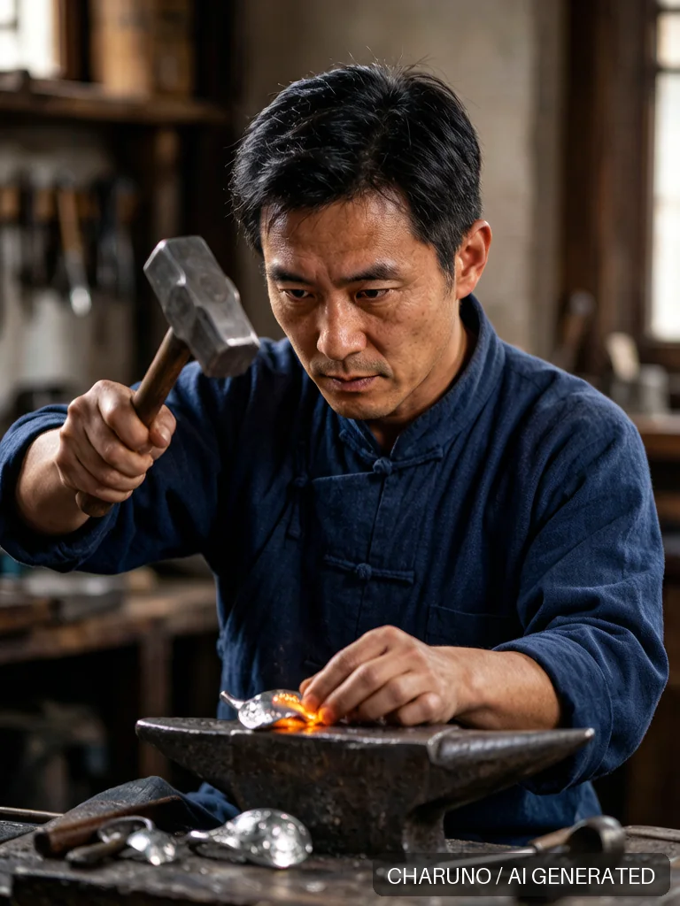 银器匠人 · 图库,第 7 张生成图片