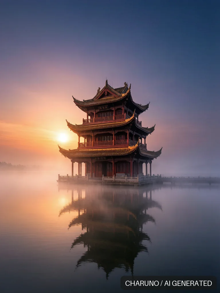 岳阳楼 · 图库，第 7 张生成图片