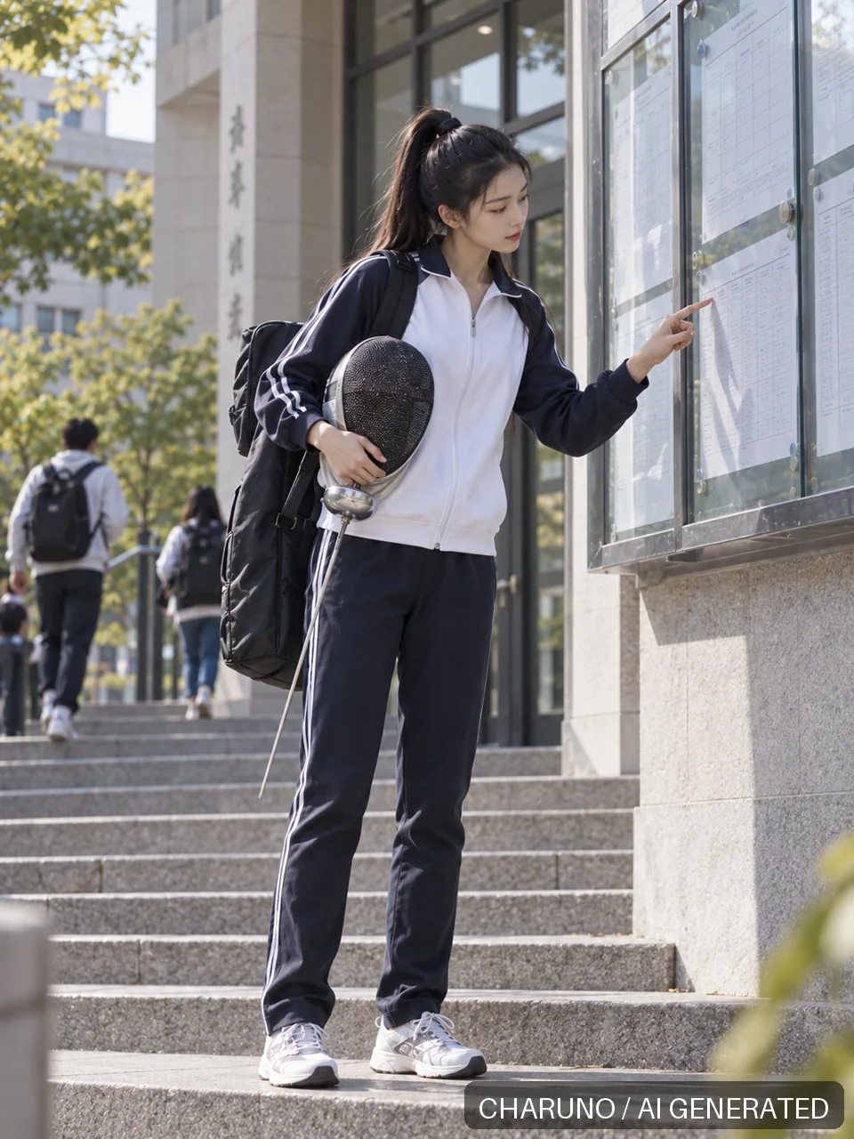 多场景新写真·成人大学击剑社，第 6 张生成图片