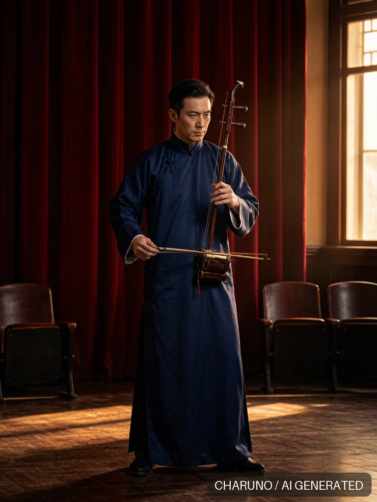 京胡琴师 · 图库，第 8 张生成图片