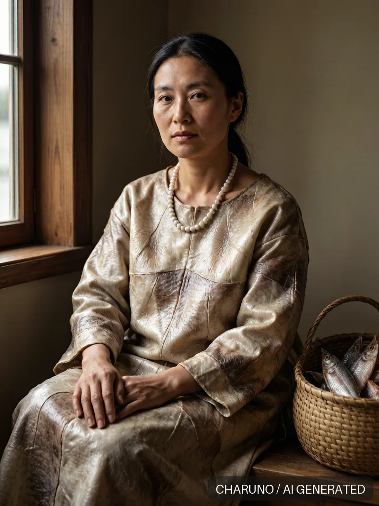 赫哲族服饰 · 图库，第 3 张生成图片