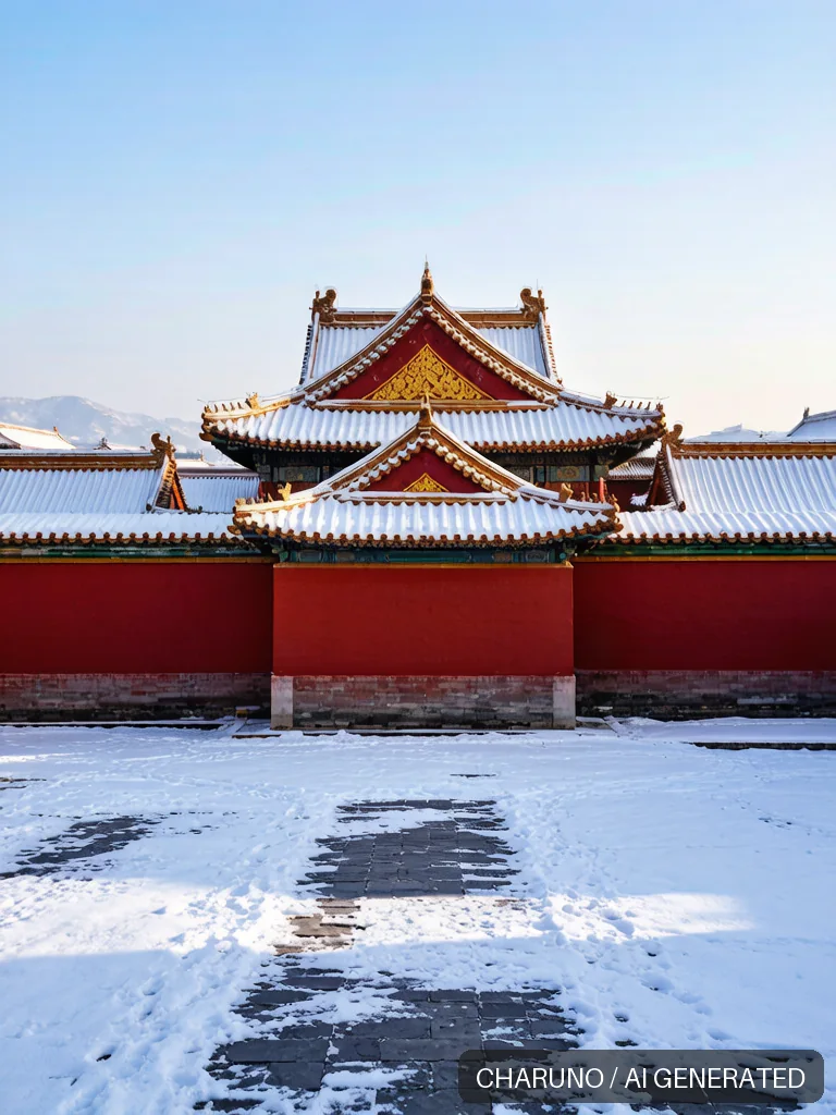 故宫雪景 · 图库，第 5 张生成图片