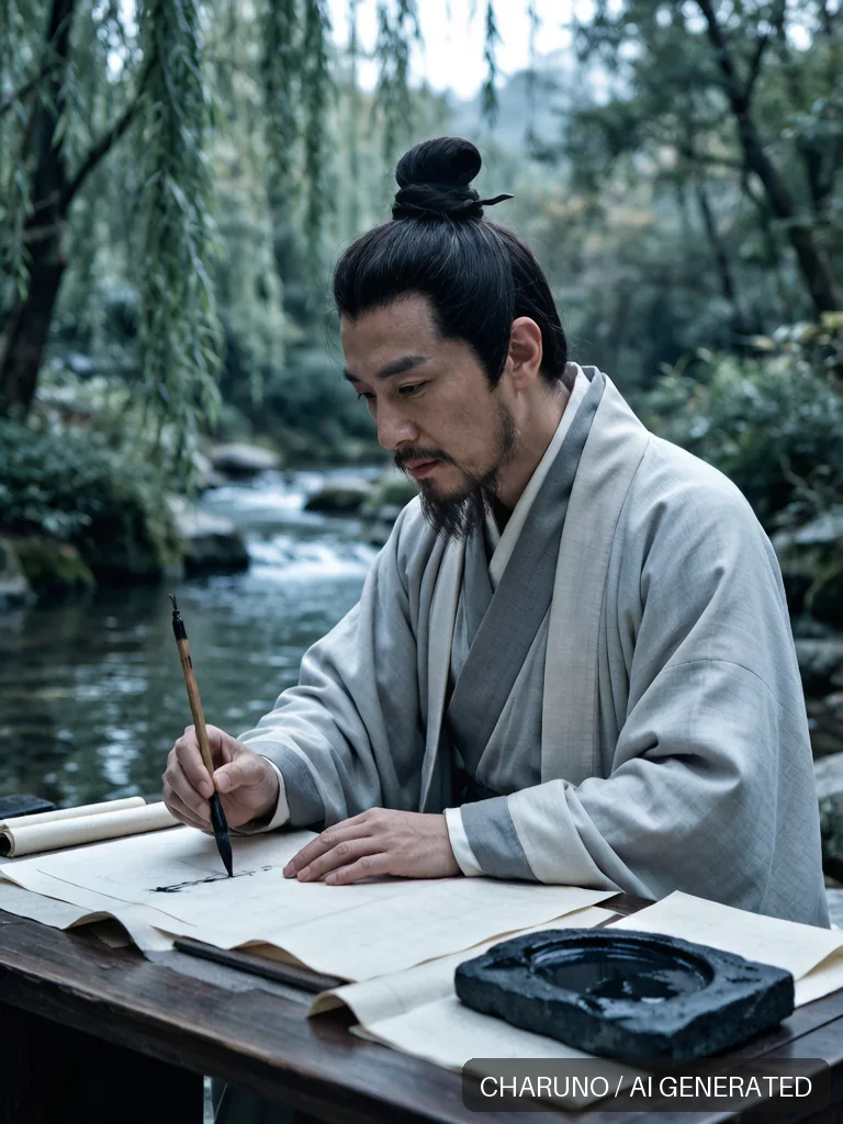 书圣王羲之 · 图库，第 7 张生成图片