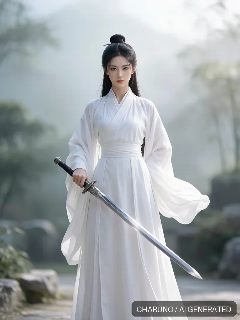 古风侠女剑客 · 图库,第 8 张生成图片