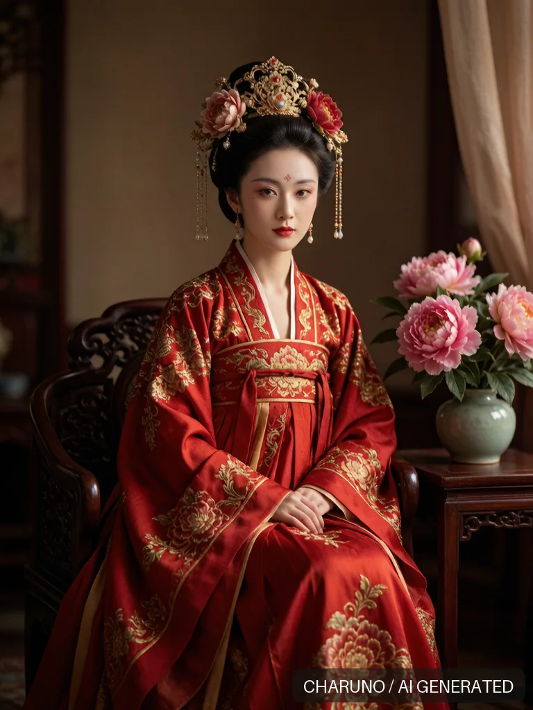 唐代贵妃 · 图库，第 3 张生成图片