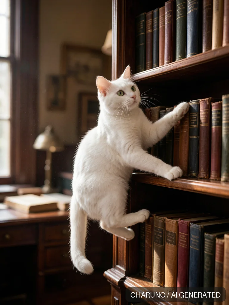 猫咪陪伴短剧 · 虚构猫咪角色,第 6 张生成图片