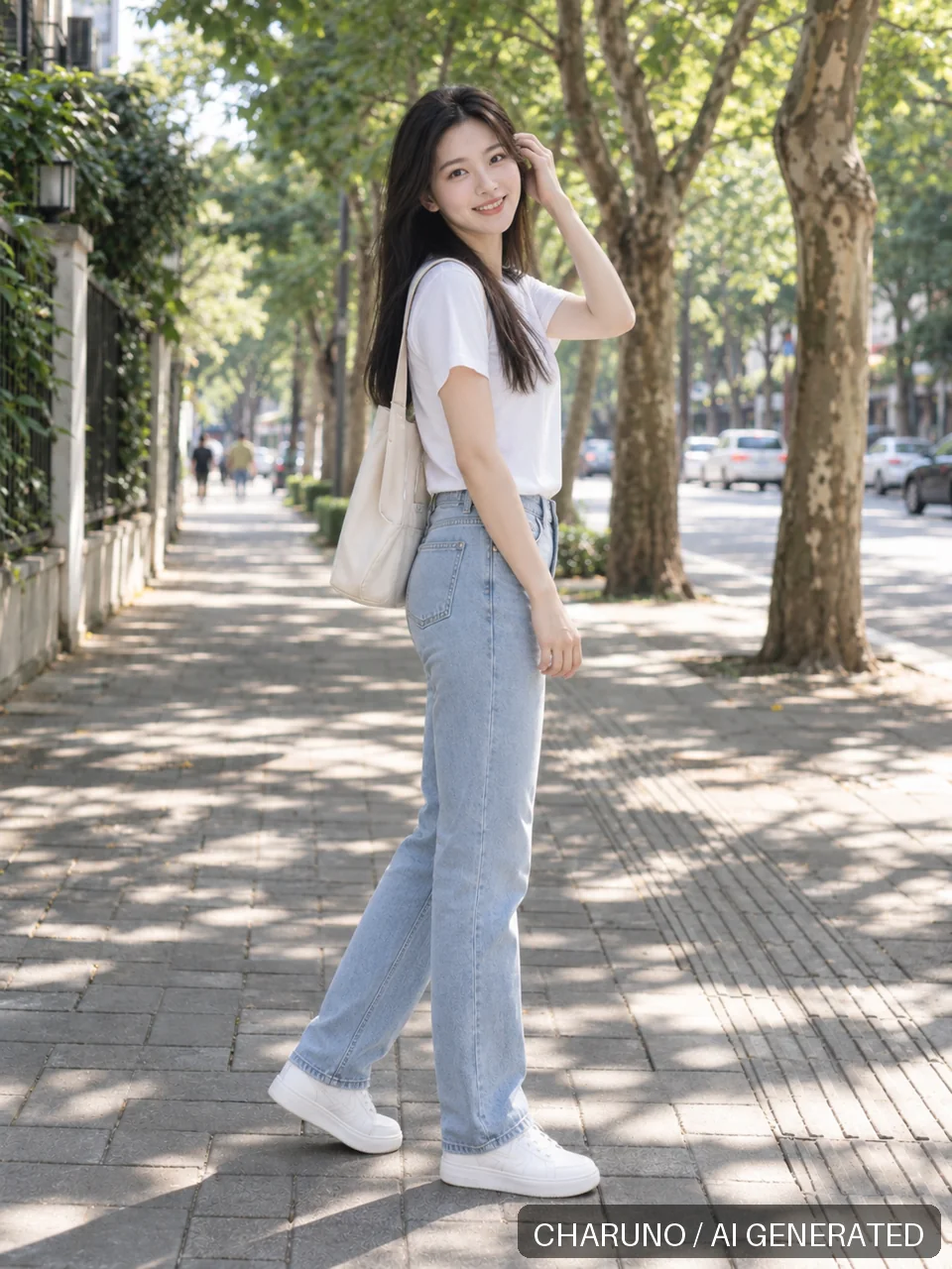 青春靓丽·阳光街头，第 6 张生成图片