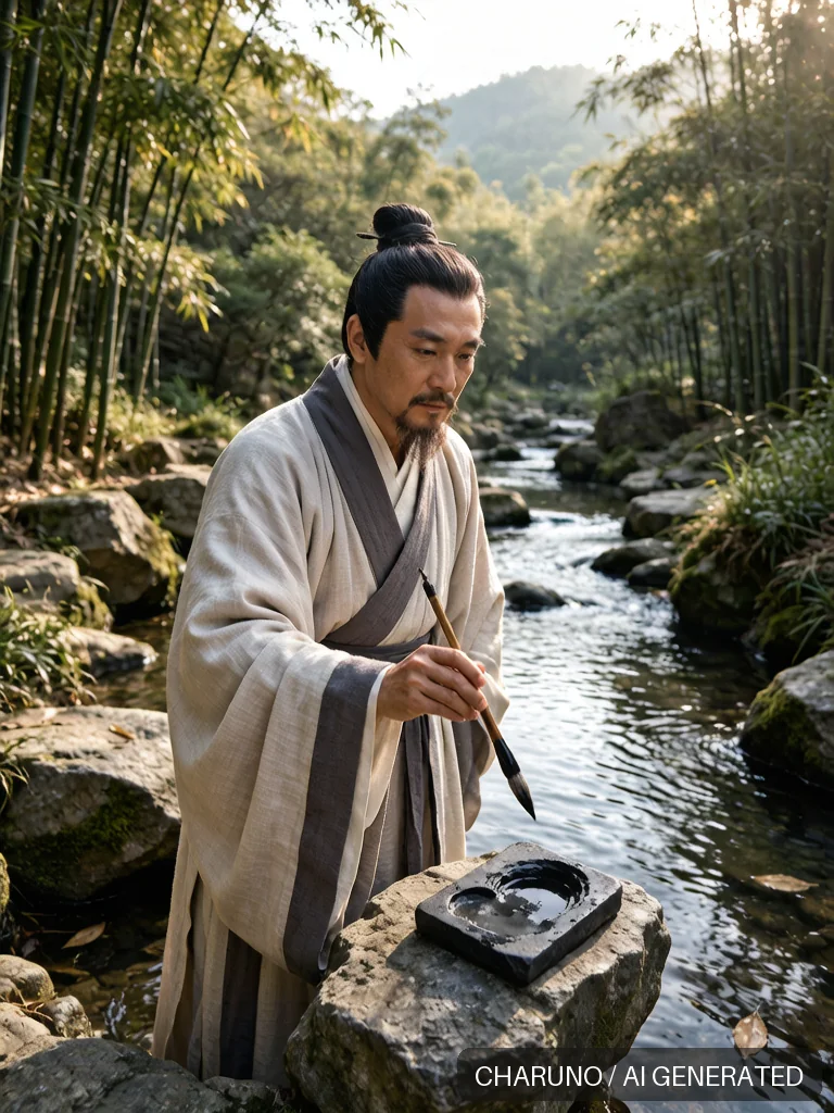 书圣王羲之 · 图库，第 6 张生成图片
