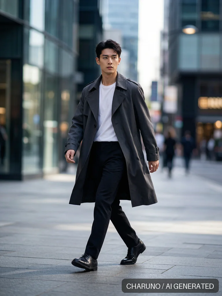 都市青年男性 · 图库，第 4 张生成图片