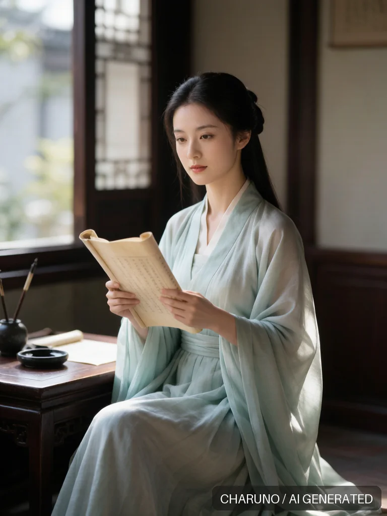 宋代女词人 · 图库，第 3 张生成图片