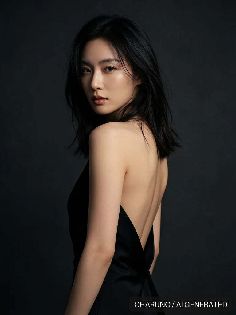 性感时尚写真 · 中国女性模特，第 5 张生成图片