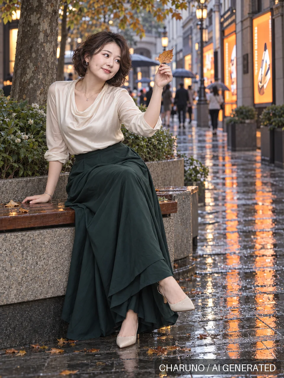 冯清·电影感街头写真，第 3 张生成图片
