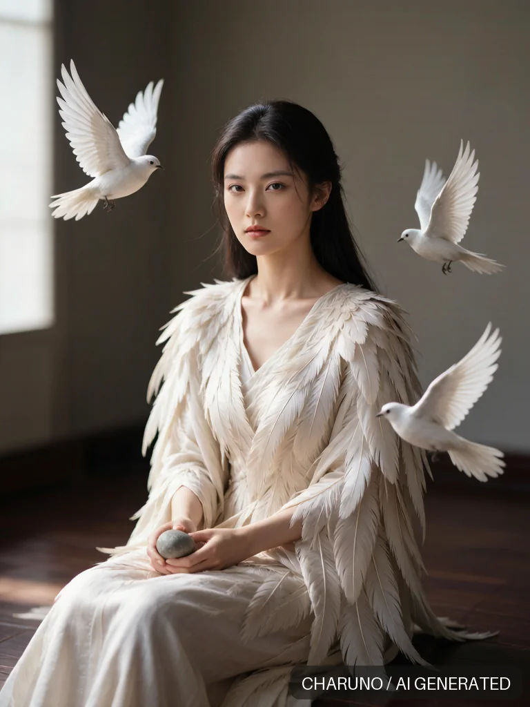 精卫填海 · 图库，第 3 张生成图片