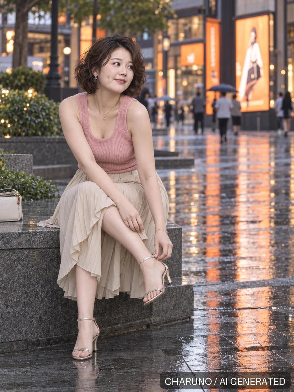 冯清·电影感街头写真，第 7 张生成图片