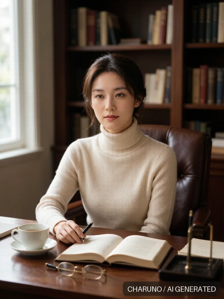 文坛作家 · 图库，第 3 张生成图片