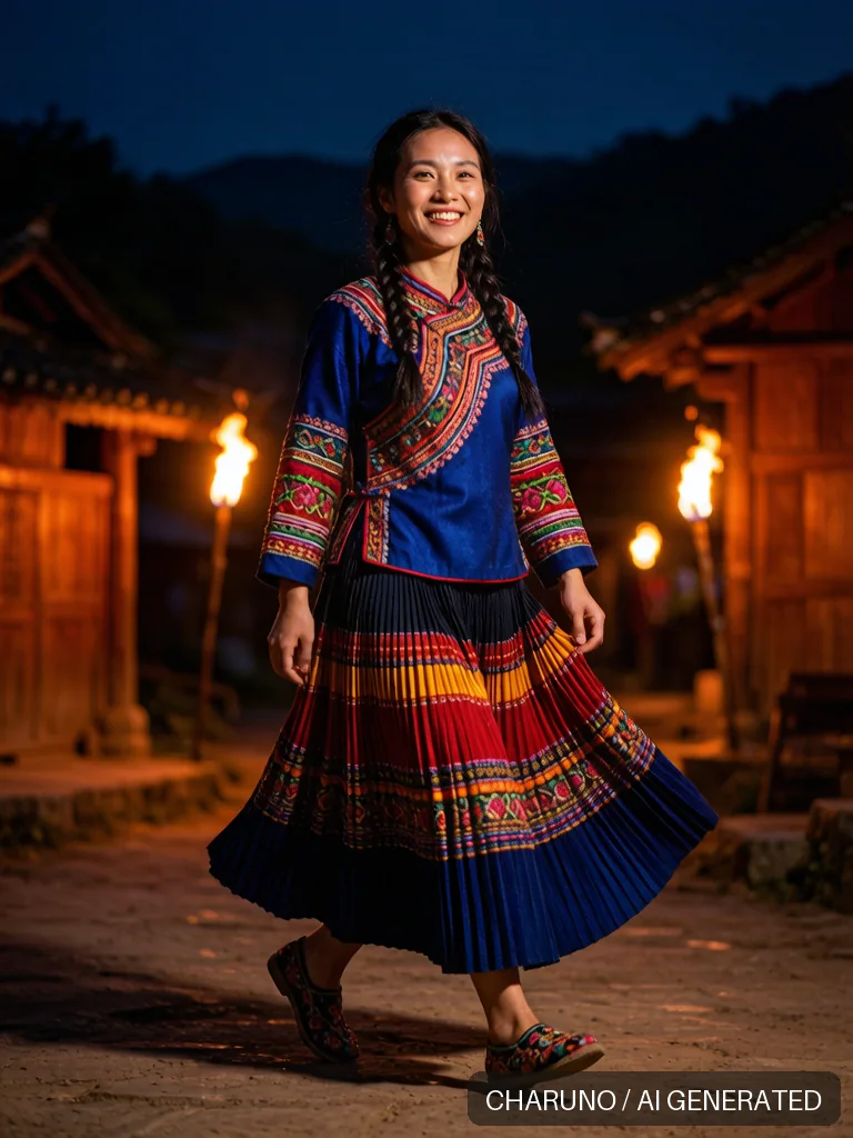 彝族服饰 · 图库，第 4 张生成图片