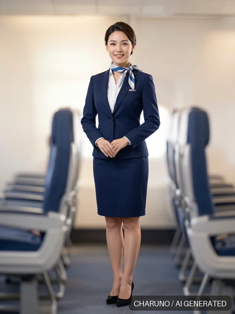 亚洲空乘 · 图库,第 1 张生成图片
