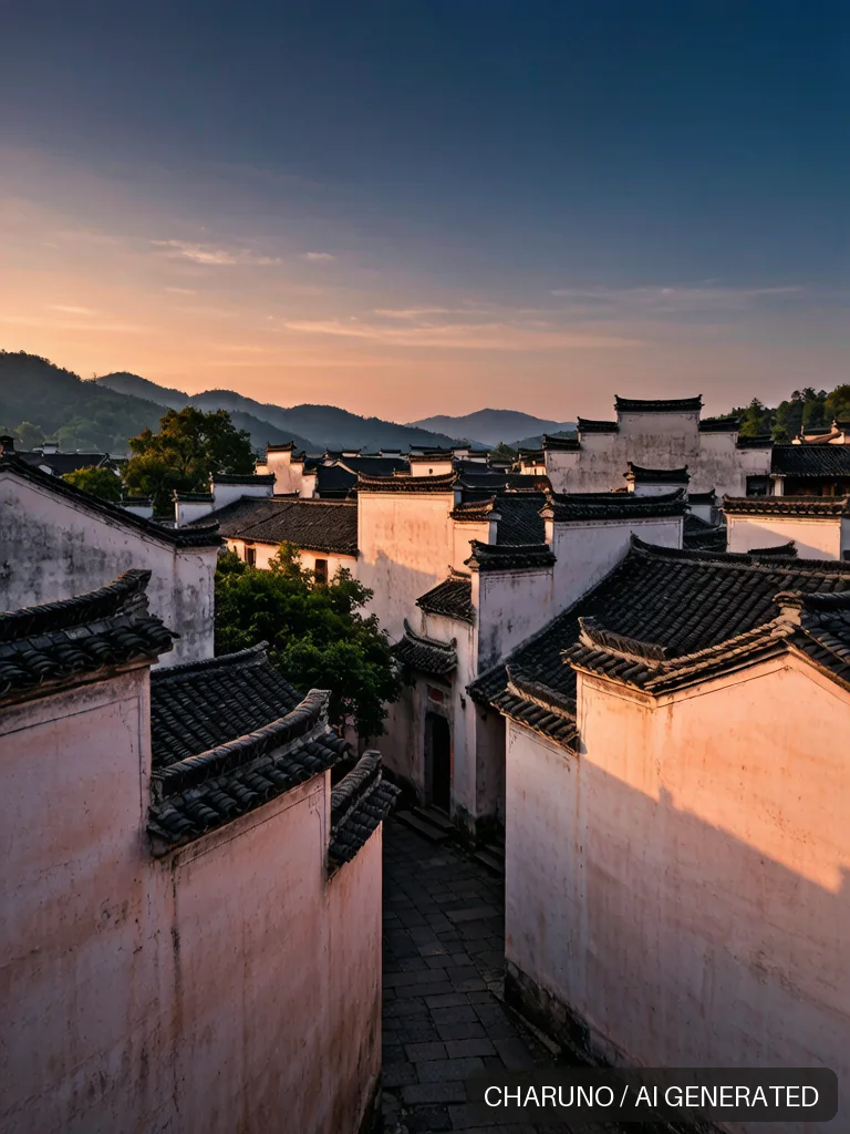 徽派建筑 · 图库，第 6 张生成图片
