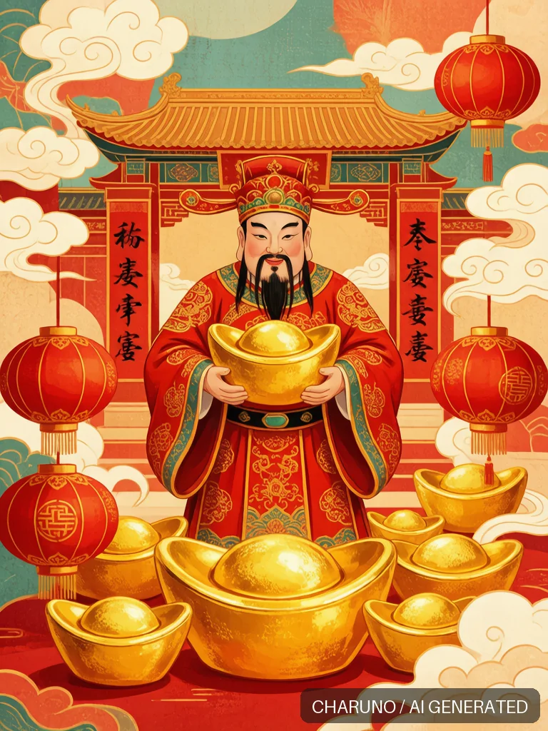 迎财神 · 图库，第 4 张生成图片