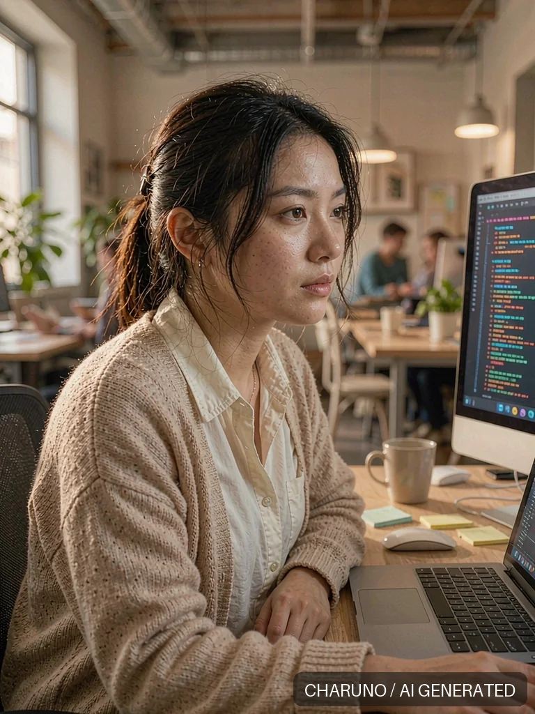 女程序员 · 图库，第 3 张生成图片