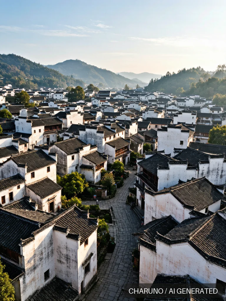 徽派建筑 · 图库，第 3 张生成图片
