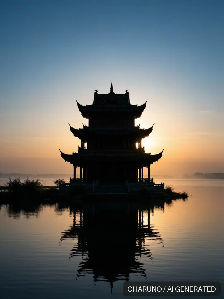 岳阳楼 · 图库，第 4 张生成图片
