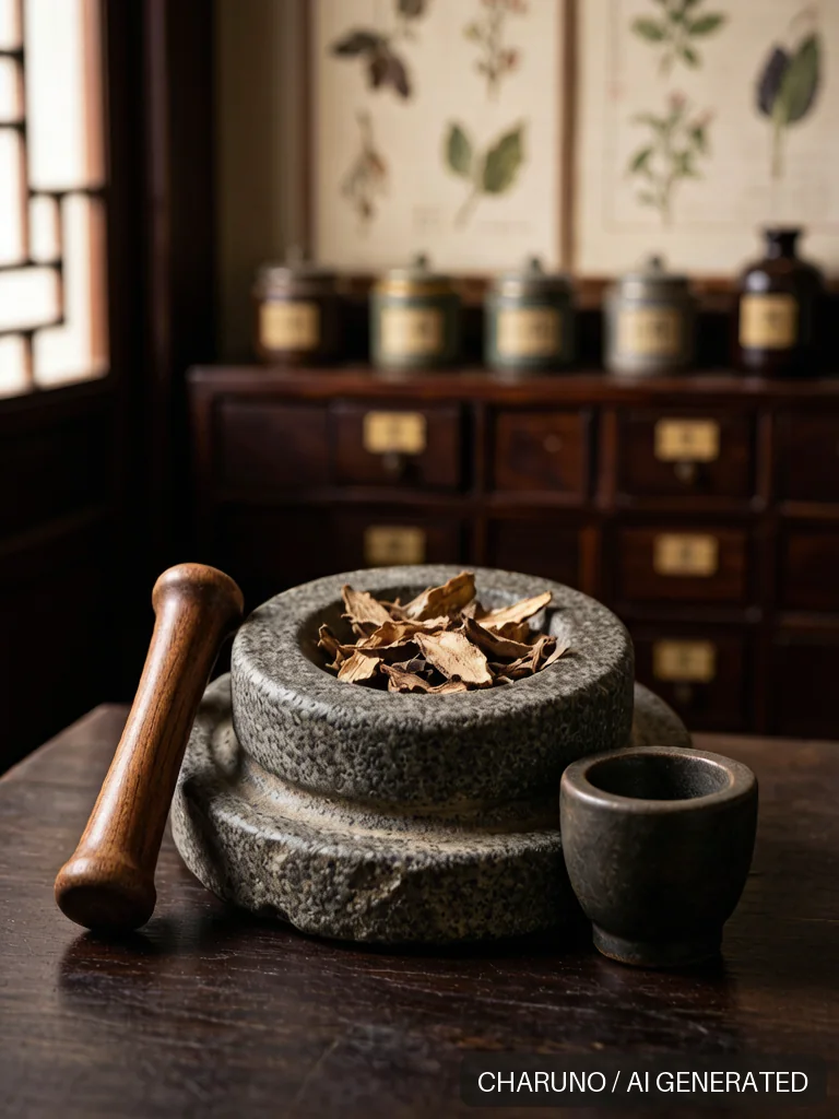药碾工具 · 图库，第 5 张生成图片