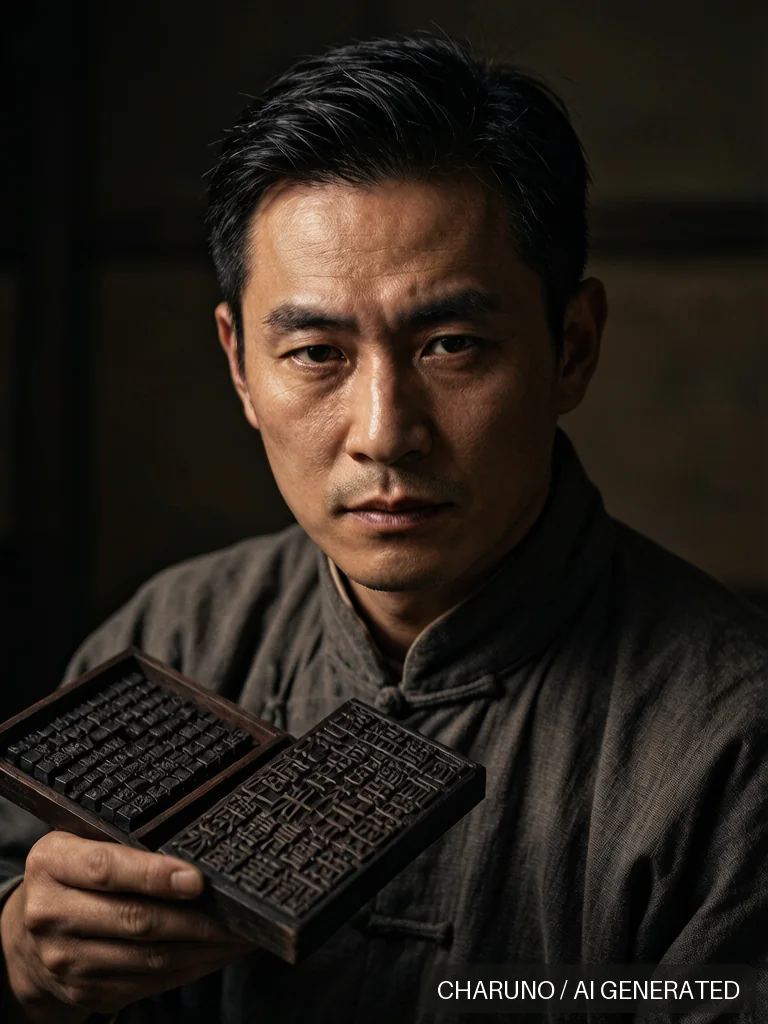 古代印刷匠 · 图库,第 2 张生成图片