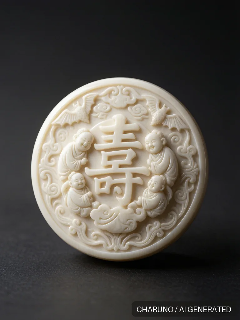 五福捧寿 · 图库，第 3 张生成图片
